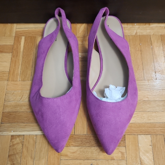 14th & Union Magenta Slingback Heels - Picture 2 of 3